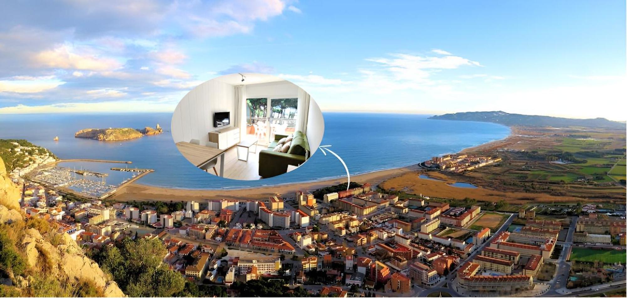 Primera línea y vistas al mar con piscina *M* L'Estartit Exterior foto